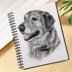 Hardcover Sketchbook | 8.5×11 | 80 Sheets | Drawing Book for Artists & Students