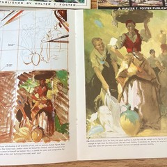 WALTER T FOSTER Lot Of 5 Vintage How To Draw And Paint Instructional Art Books