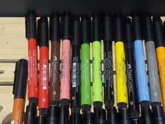 Faber Castell Pitt Artist Pens Brush 36 Colors Box Set – Used In Great Condition
