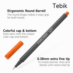 Tebik 108 Pack Planner Colored Pens, 100 Assorted 108 Piece Set, 100 Colors