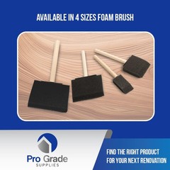 – Foam Brushes – 3 Inch – 36 Piece Poly Foam Brush Set