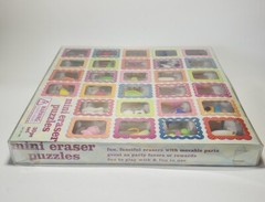 Mini Eraser Puzzles 30 Pc Set Kids Collectible 381-406 NEW In Carry Case