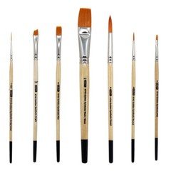 AS-7 Student Golden Synthetics Starter Brush Set 7 pcs