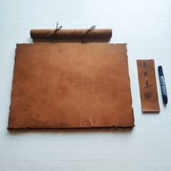 1pc Vintage Style Handmade Parchment Real Sheepskin Writing Paper Craft Card DIY