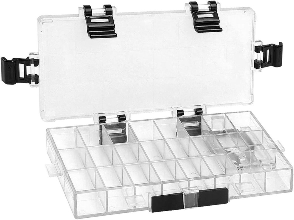 Transon Paint Storage Palette Box 24 Wells Airtight Stay Wet for Watercolor, Gou