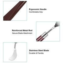 15PCS Durable Artist Paint Brush Set with Canvas Bag Professional Painting Tools