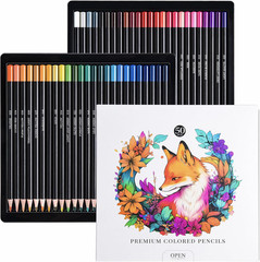 50 Count Colored Pencils for Adult Coloring Books, Coloring Pencil Set for Adult