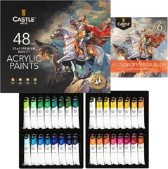 48 Colors Acrylic Paint Set | All-Inclusive Kit for Artists