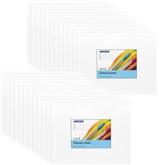 FIXSMITH Canvas Boards for Painting 11×14 Inch, Super Value 24 Pack Paint Can…