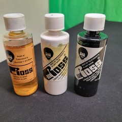 Lot Of Bob Ross Painting Products Various Liquid Mediums & Art Carrying Case