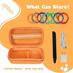 For SCRIB3D P1 3D Printing Pen with Display/MYNT3D Super 3D Pen Hard Travel Case