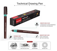 Technical Drawing Pen Set 0F 8 Black