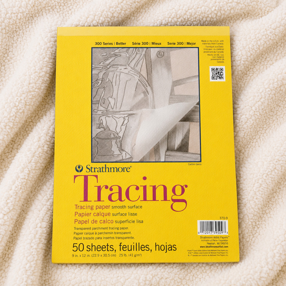 Strathmore 300 Series Tracing Paper Pad 9×12 48 Sheets Remaining 25 lb 370 9