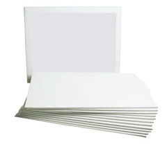 6 Pack Acid Free for Acrylic & Oil Canvas Panels 12″x16″ inch White 100% Cotton