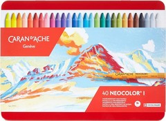Caran d’ Ache 7000.340 Neocolor Pastels Set of 40 7610186037542