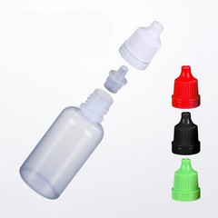Paint Dotters, 4Pcs 5ml Water Bottles, One Each in Black, Red, White, and Green,