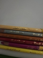 Vintage Conte a Paris Pastel Pencils France lot of 7 Model 1355 Various Colors
