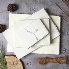 Handmade Deckle Edge Paper – 50 Sheets 12×16 Watercolor