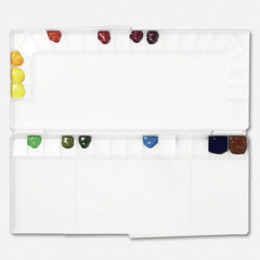 MIJELLO MWP-3036 Bulletproof Glass Perfect Color Watercolor Palette 36 Wells