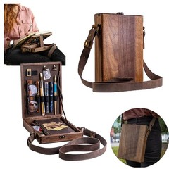 Portable Wooden Desktop Painting & Drawing Easel With Storage Box Multi-function