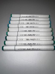 Master’s Touch Alcohol Markers Set 54 Twin Tip Brush&Chisel Art Markers Coloring
