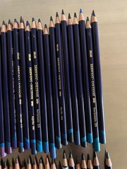 Derwent Inktense Pencils, 72 set plus a few dupes, 80 pencils total