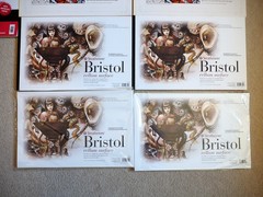 Lot Strathmore Bristol Paper: 11″x14″ Vellum, 11″x17″ Smooth, 11″x17″ Vellum 500