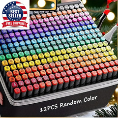Professional Permanent Sketch Markers – Colored Dual-Head Set for Art Illustrati