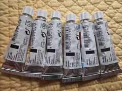 Van Gogh Watercolor Paint Tubes Set, 6 tubes × 10 ml