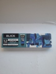 Blick Studio Acrylics – Set of 12 Colors – 21 ml Tubes – New / Factory Sealed