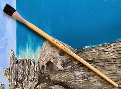 Vintage Delta Artist Paint Brush 3/4 STYLE 178 VULCANIZED USA NEW OLD STOCK