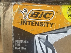 20 BIC Intensity Permanent Marker Fine Tip Markers NEW