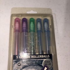 Sakura Gelly Roll Lightning 0.4 Med Line Gel Ink Rollerballs Set Of 5 Vintage