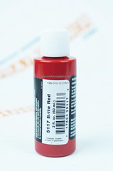 Createx 5117 Transparent Brite Red 2Oz. Paint. by Spraygunner