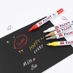 12Pcs Waterproof Permanent Paint Marker Pen For Car Tyre Tire Tread Rubber Metal
