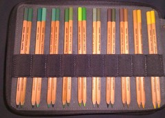 Lyra Rembrandt Polycolor 82 Pencils 2 Sanguine Oil Based Lightfast Leather Case