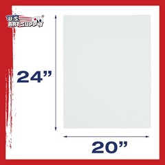 20″ x 24″ Artist Quality Acid Free Canvas Panel Boards for Painting 4-Pack