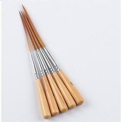 Long Liner Brush, 5pcs Ox Ear Hair Liner Paint Brush Set for Filling8595