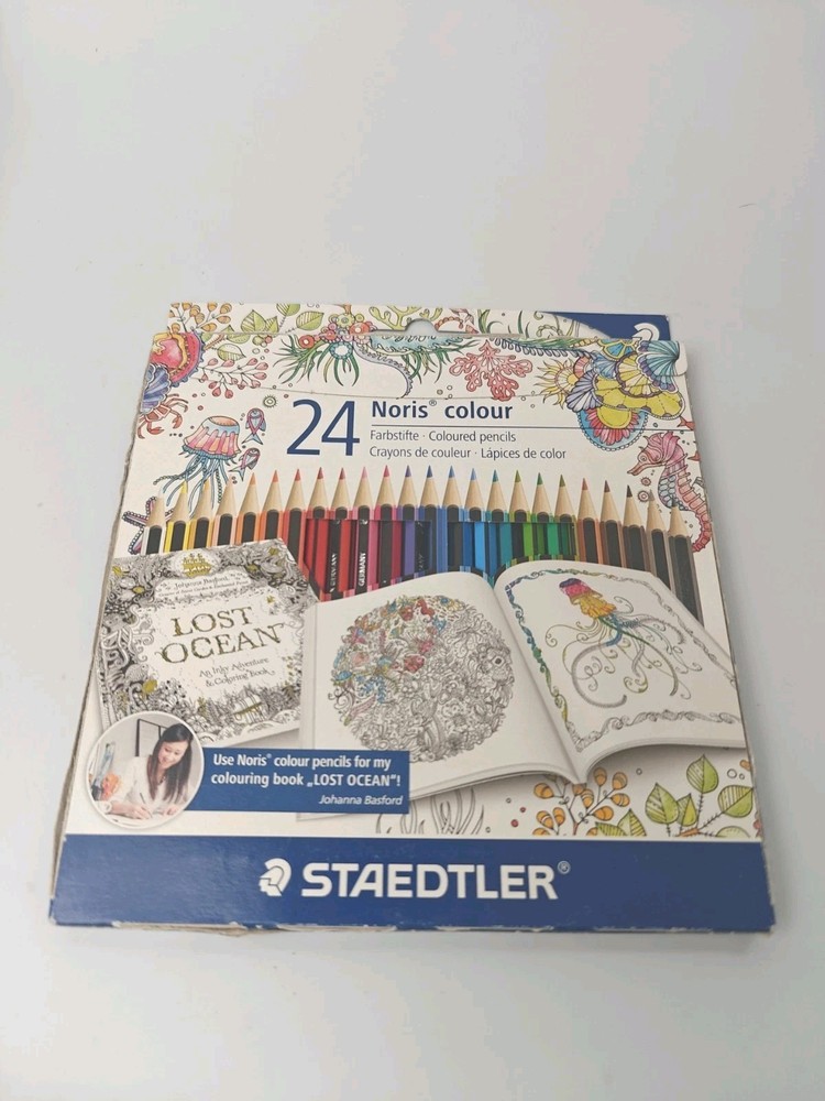 New Colored Pencils Set 24 Colors Pencil Set Staedtler 185C24JB Germany NEW