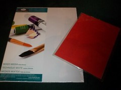 MIXED MEDIA ART SET WITH PAINTS , PASTELS, COLORED  PENCILS, ADJ EASEL, 40 PIECE