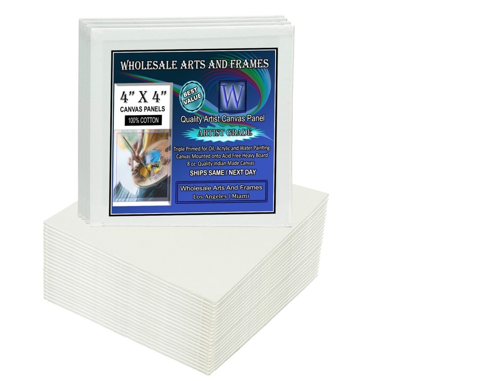Artist Canvas Panels Boards White Black 4×4 8×10 9×12 11×14 16×20 18×24 24×36