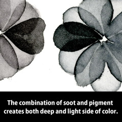 Kuretake GANSAI TAMBI SUMI Colors 6 Colors Set, Watercolor Paint for Professiona