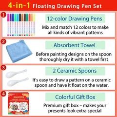 Kiddies Create Magical Floating Drawings Bundle, Magical Drawing Pens for Kid…