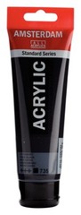 Amsterdam Acrylic Black Oxide Paint 4.05 Fl Oz Alkali Resistant and Durable