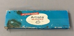 Vintage Artista Oil Pastel Set of 22 Vivid Colors Binney & Smith USA No 224
