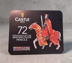 Castle Art Supplies 72 Watercolor Pencils Set, Vibrant Pigments for Blending,…