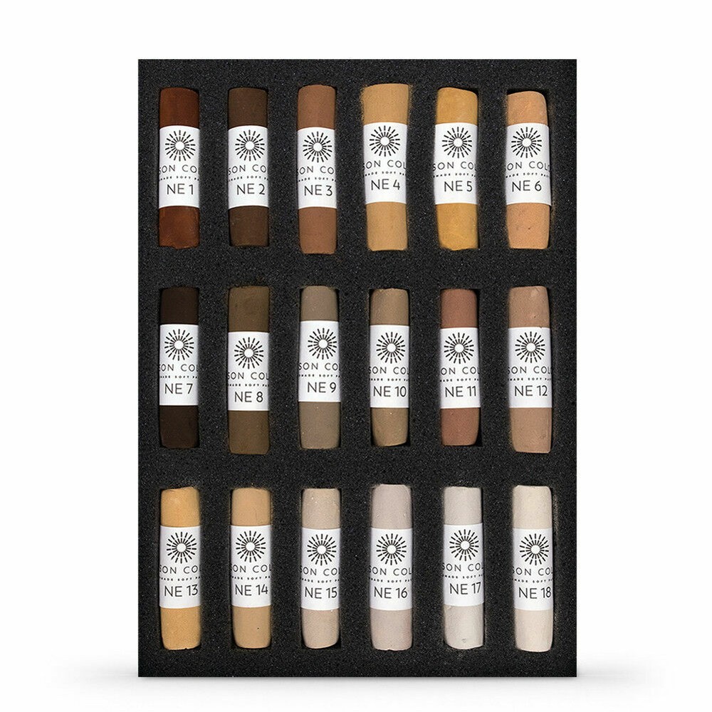 Unison Artists Soft Pastel Box Set – 18 Natural Earth Colours