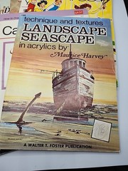 VTG Lot 9 Learn To Draw Paint Art Books Walter T. Foster Cats Flower Cartoon Etc
