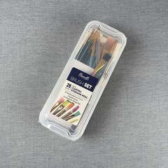 Pennelli Quality Art Materials: Brush Set 26 PiecesWith Canvas Storage Roll