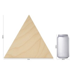 Triangle Wooden Cutouts 10″, Unfinished Crafts & Geometric Decor | Woodpeckers